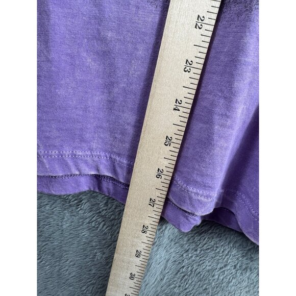 Womens T Shirt North Carolina Aquarium Graphic Tee Purple By EMI Size Large - Picture 6 of 8